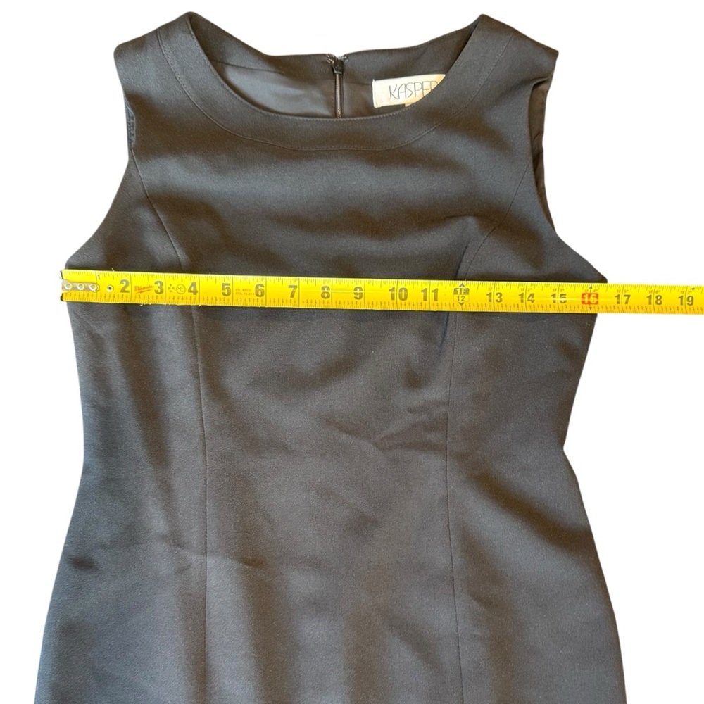 Kasper Black Dress Sleeveless Sheath Women’s Size 4P NWT - Picture 8 of 13